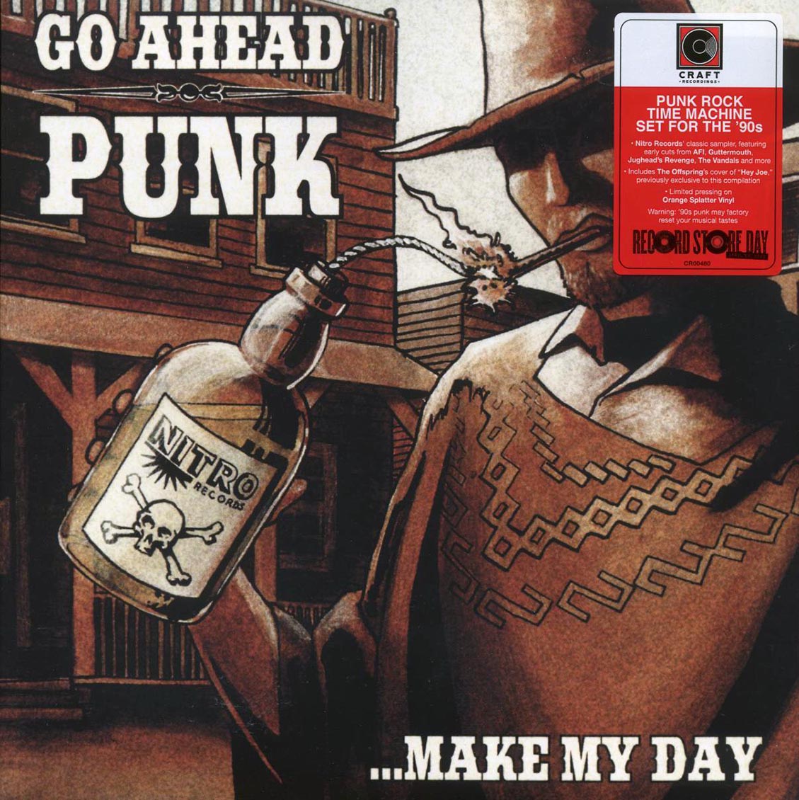 The Vandals, The Offspring, AFI, Jughead's Revenge, Etc. - Go Ahead Punk Make My Day (RSD 2022) (ltd. ed.) (orange splatter vinyl)