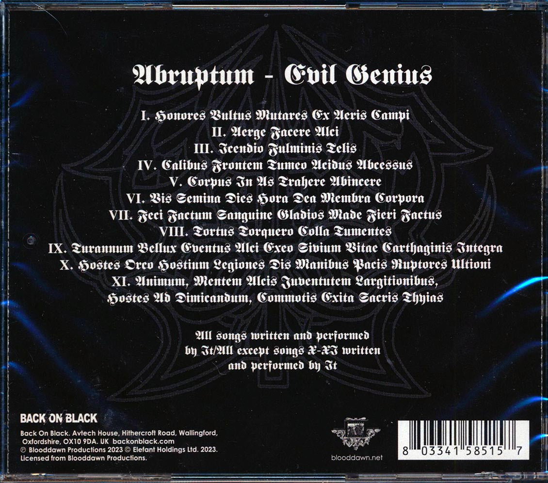 Abruptum - Evil Genius