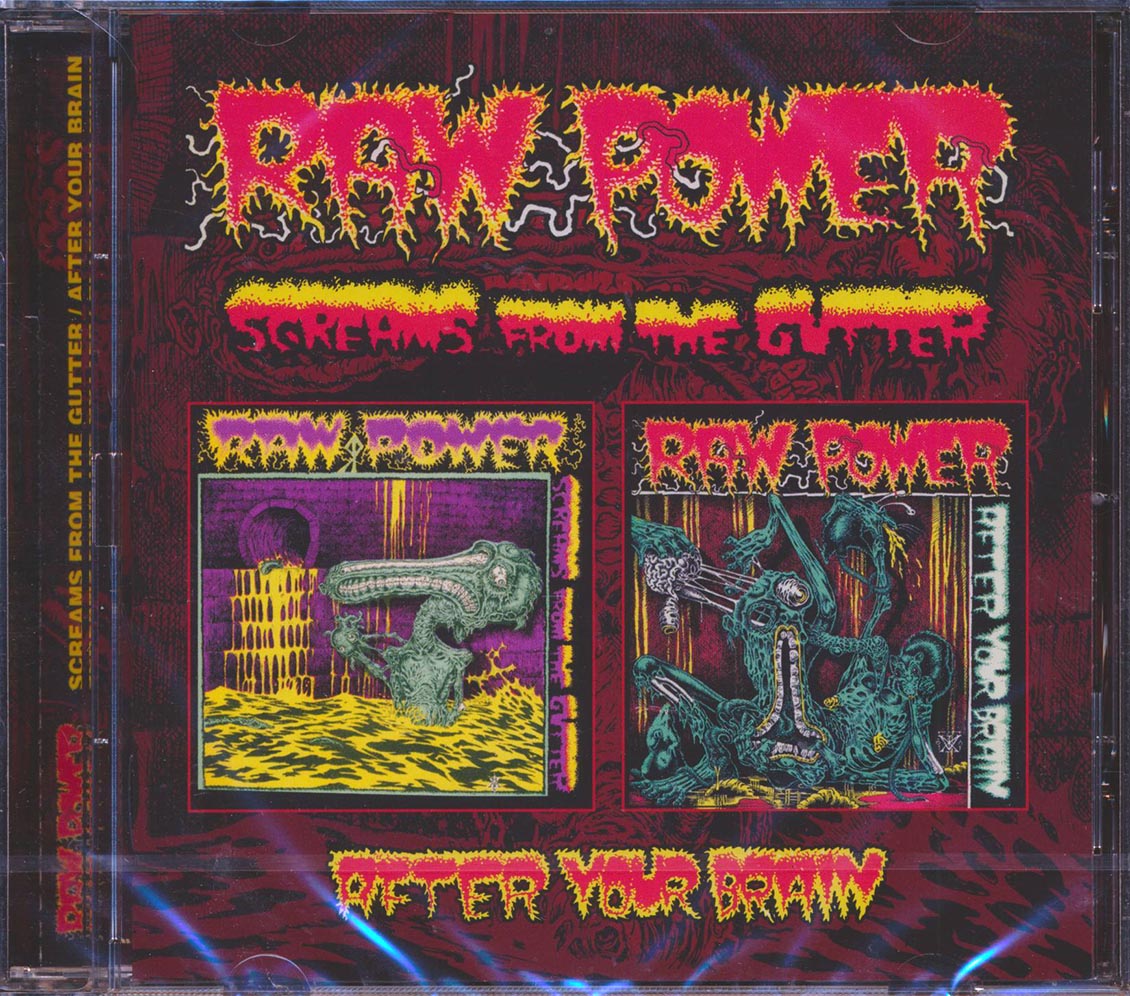Raw Power - Screams From The Gutter + After Your Brain (2 albums on 2 CDs) (30 tracks) (2xCD)
