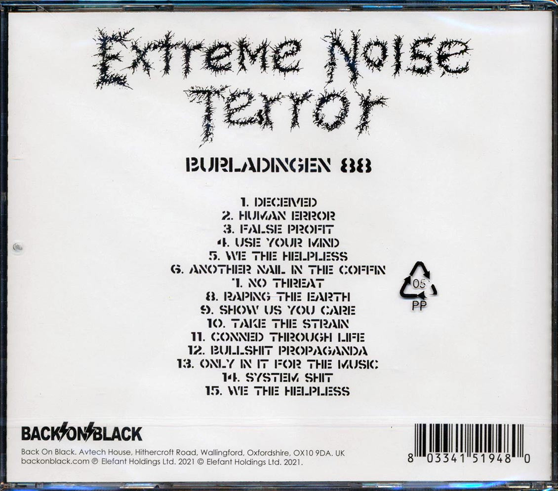 Extreme Noise Terror - Burladingen 88