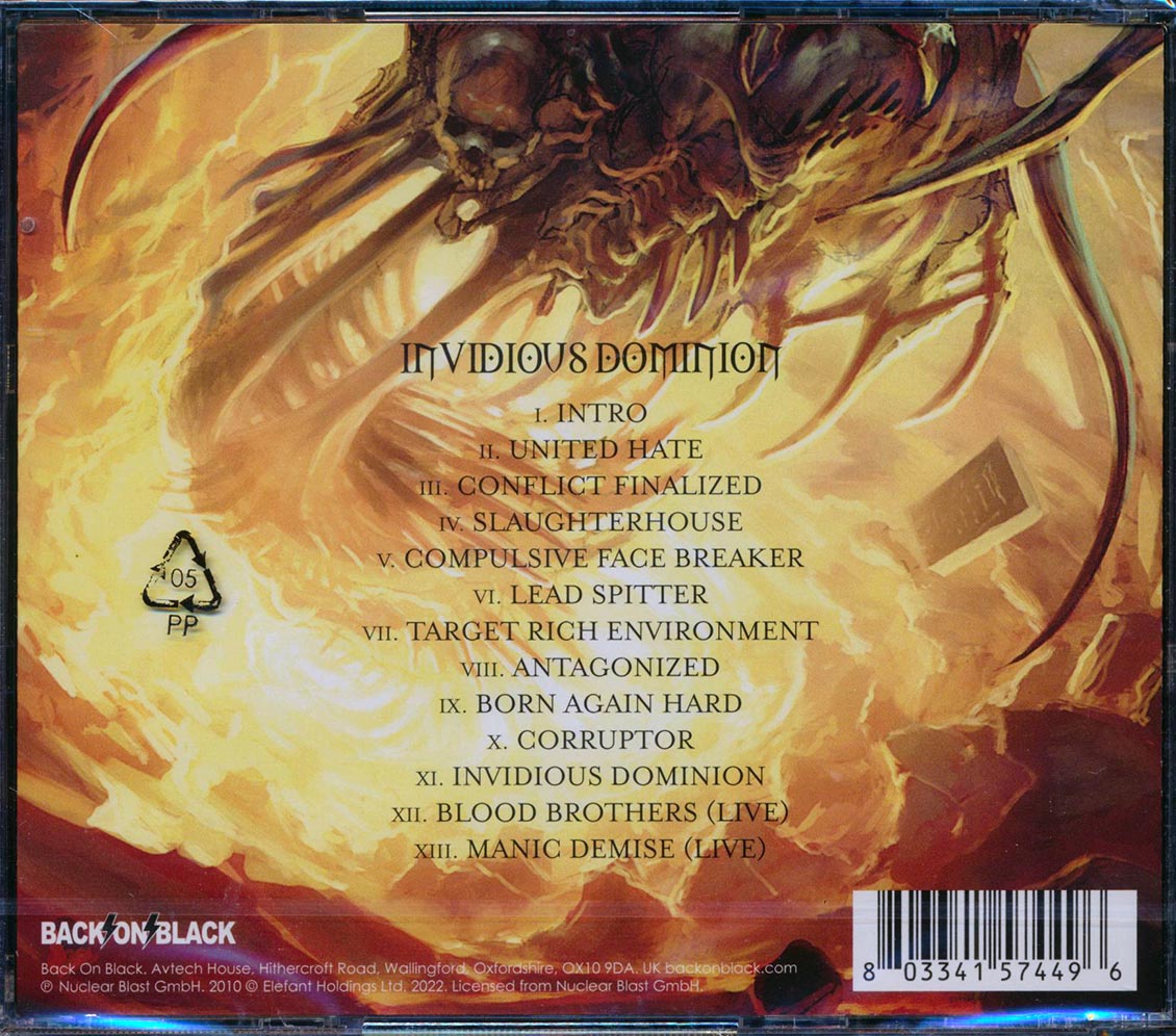 Malevolent Creation - Invidious Dominion