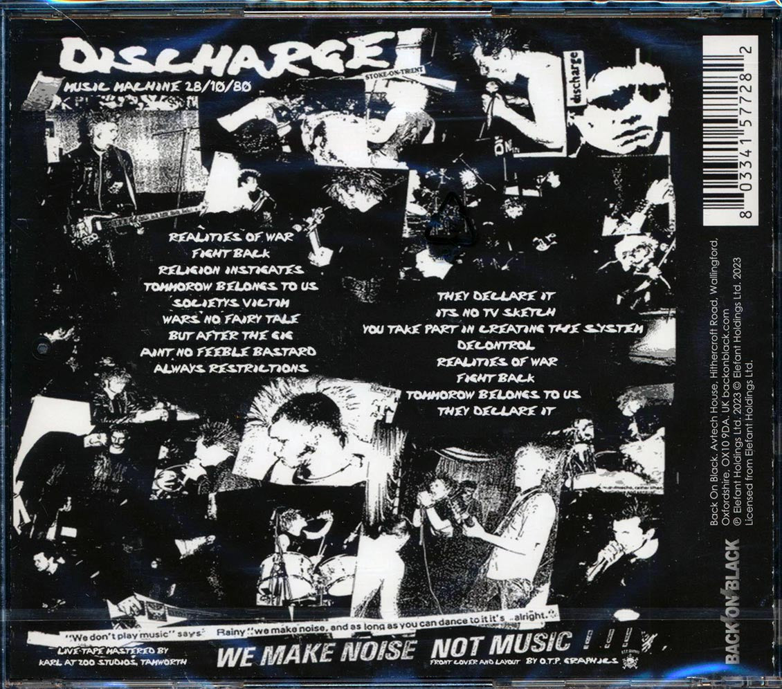 Discharge - Live At The Music Machine 1980 (incl. 8-page booklet)