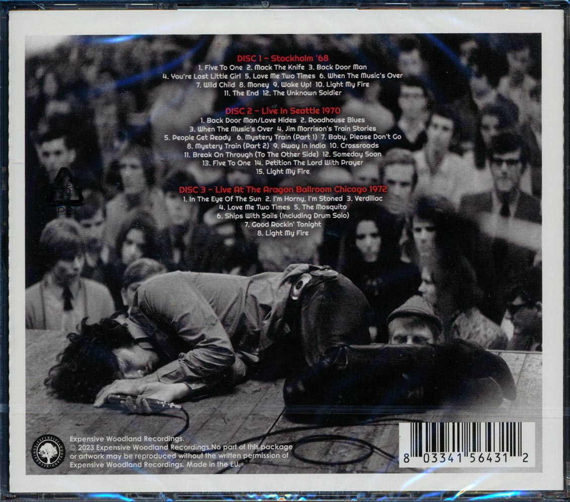 The Doors - The Broadcast Collection: Stockholm 1966 + Seattle 1970 + Chicago 1972 (35 tracks) (3xCD)