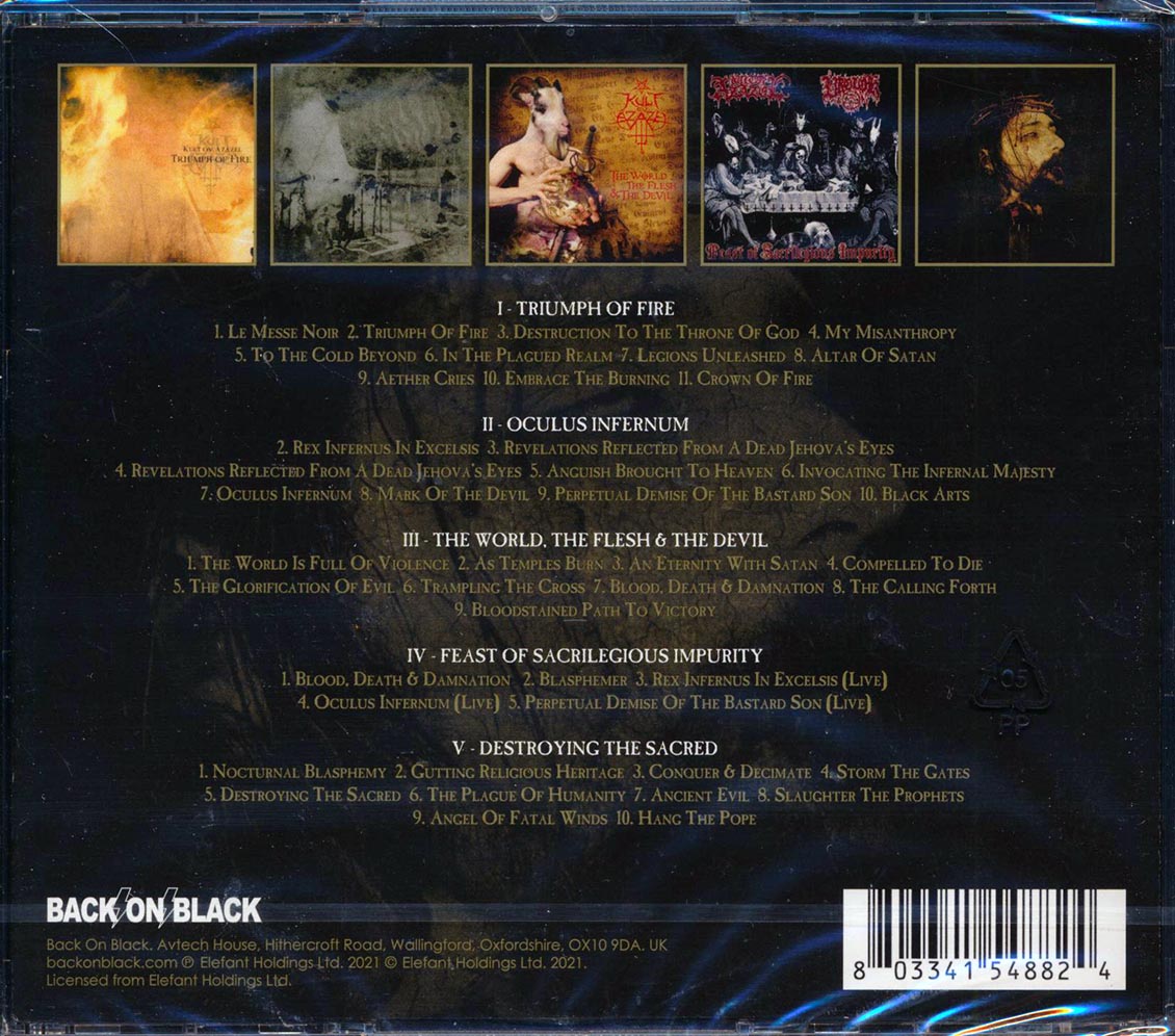 Kult Ov Azazel - Artic Records Recordings (45 tracks) (5xCD)