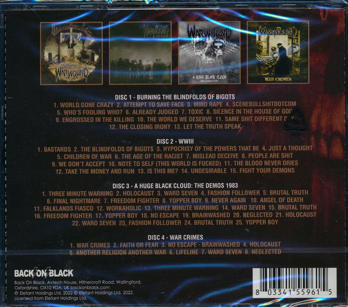 Warwound - Fatally Wounded: Anthology (61 tracks) (4xCD)