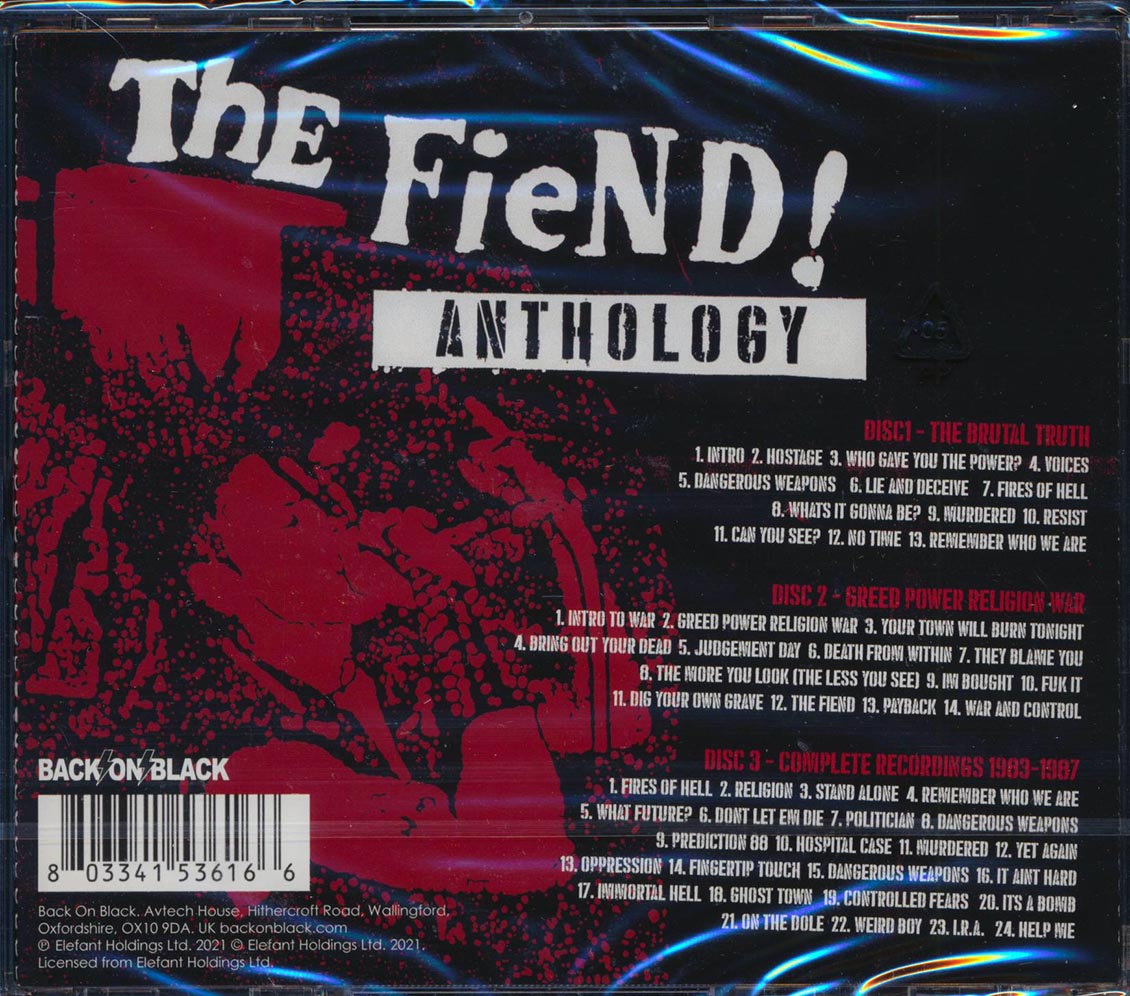 The Fiend! - Anthology (51 tracks) (3xCD)