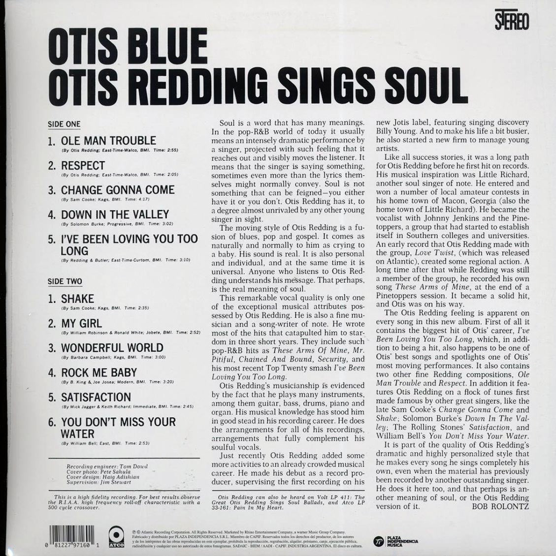 Otis Redding - Otis Blue: Otis Redding Sings Soul