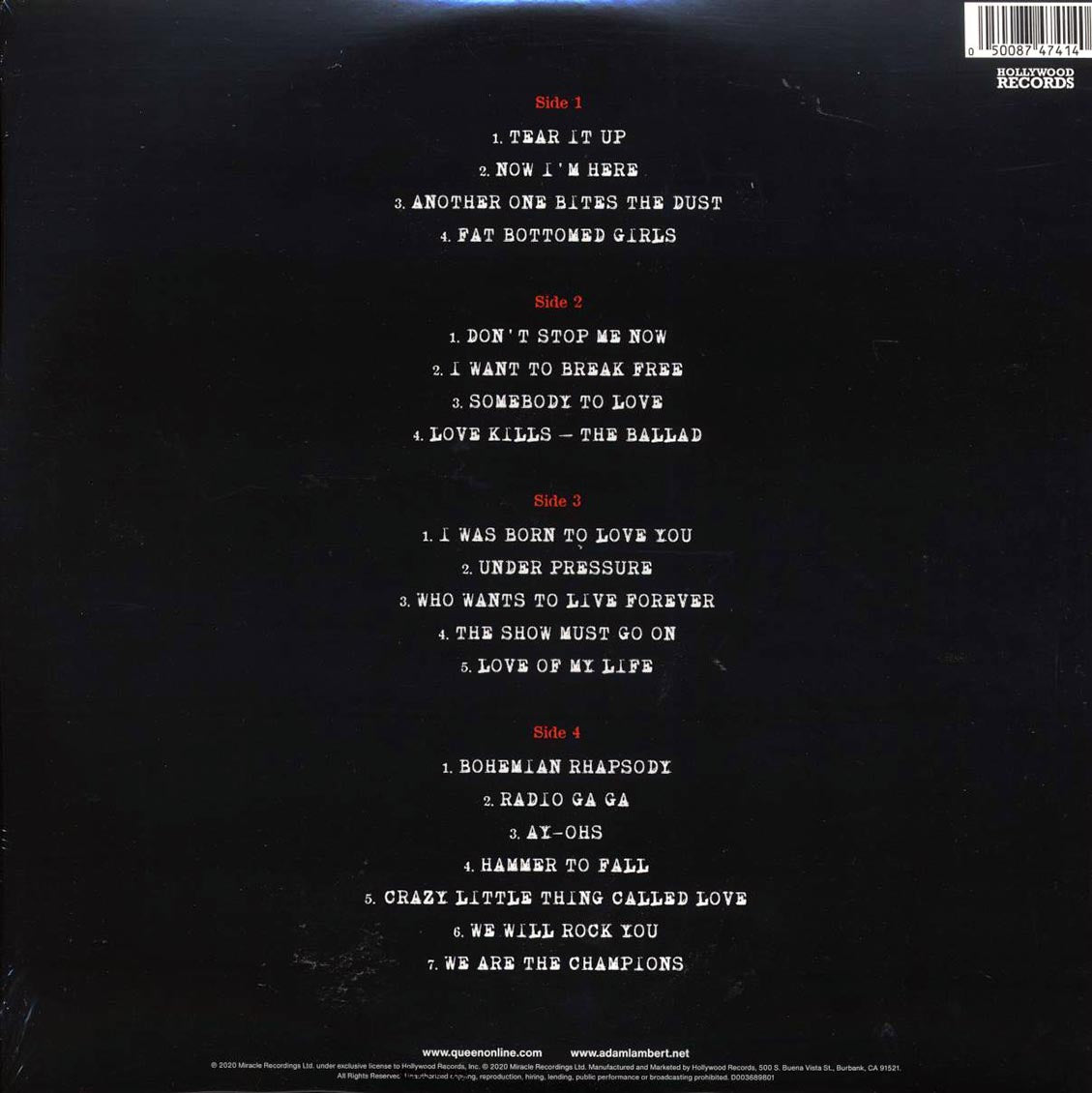 Queen, Adam Lambert - Live Around The World (2xLP)