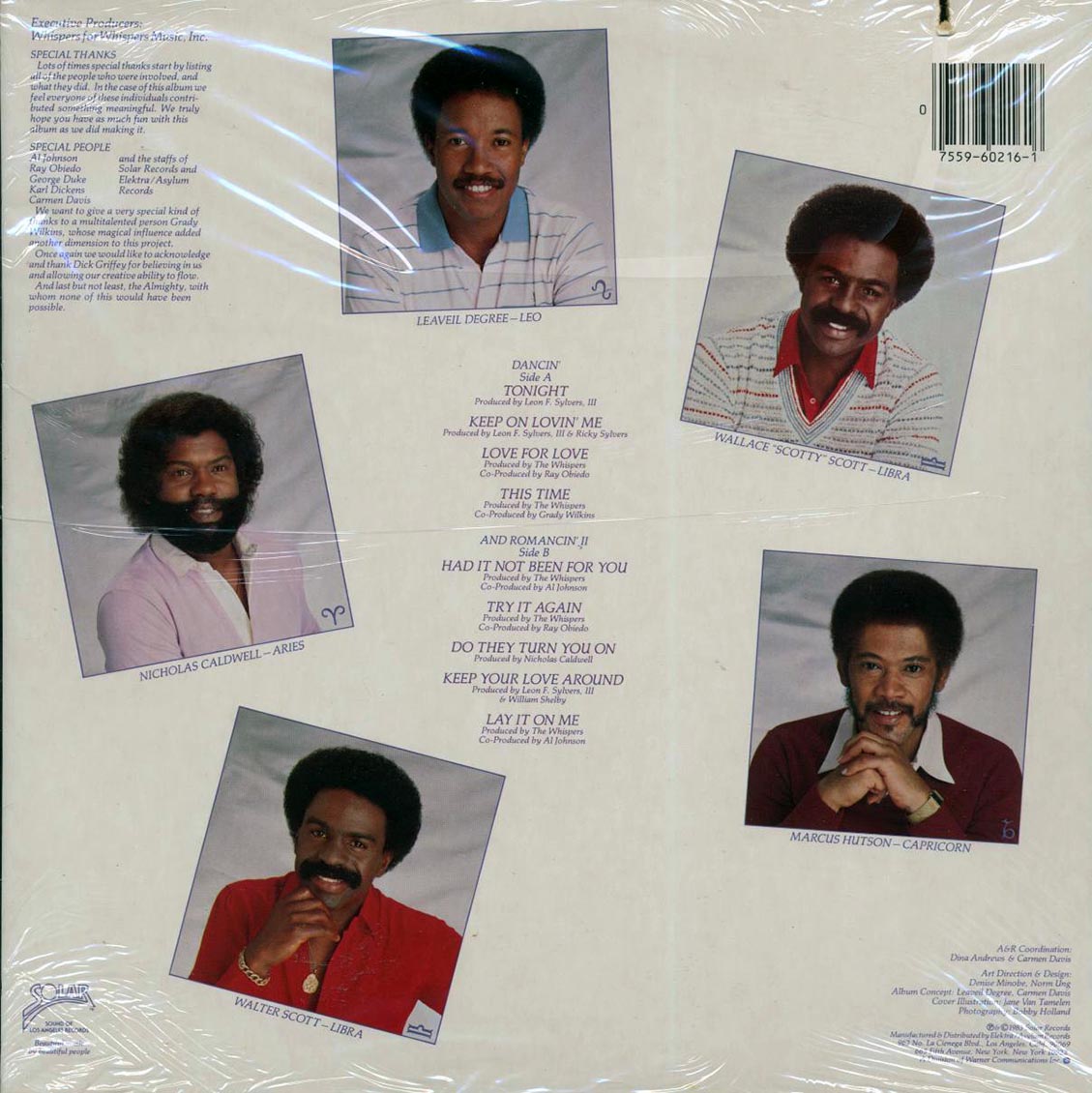 Whispers - Love For Love (1983 PRESS) (marked/ltd stock)