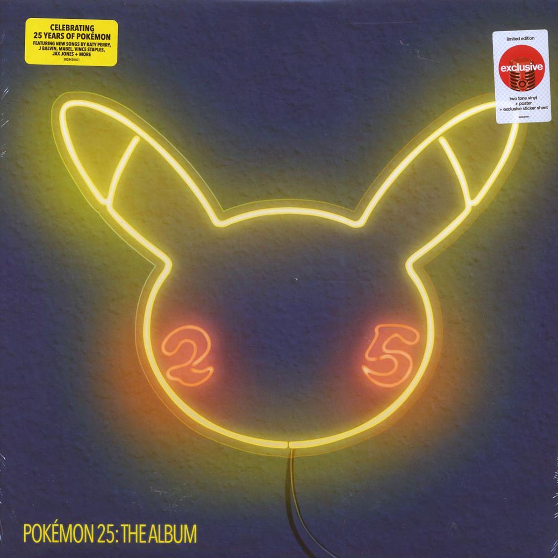 Katy Perry, Post Malone, Mabel, J Balvin, Etc. - Pokeman 25: The Album (ltd. ed.) (red/white vinyl)