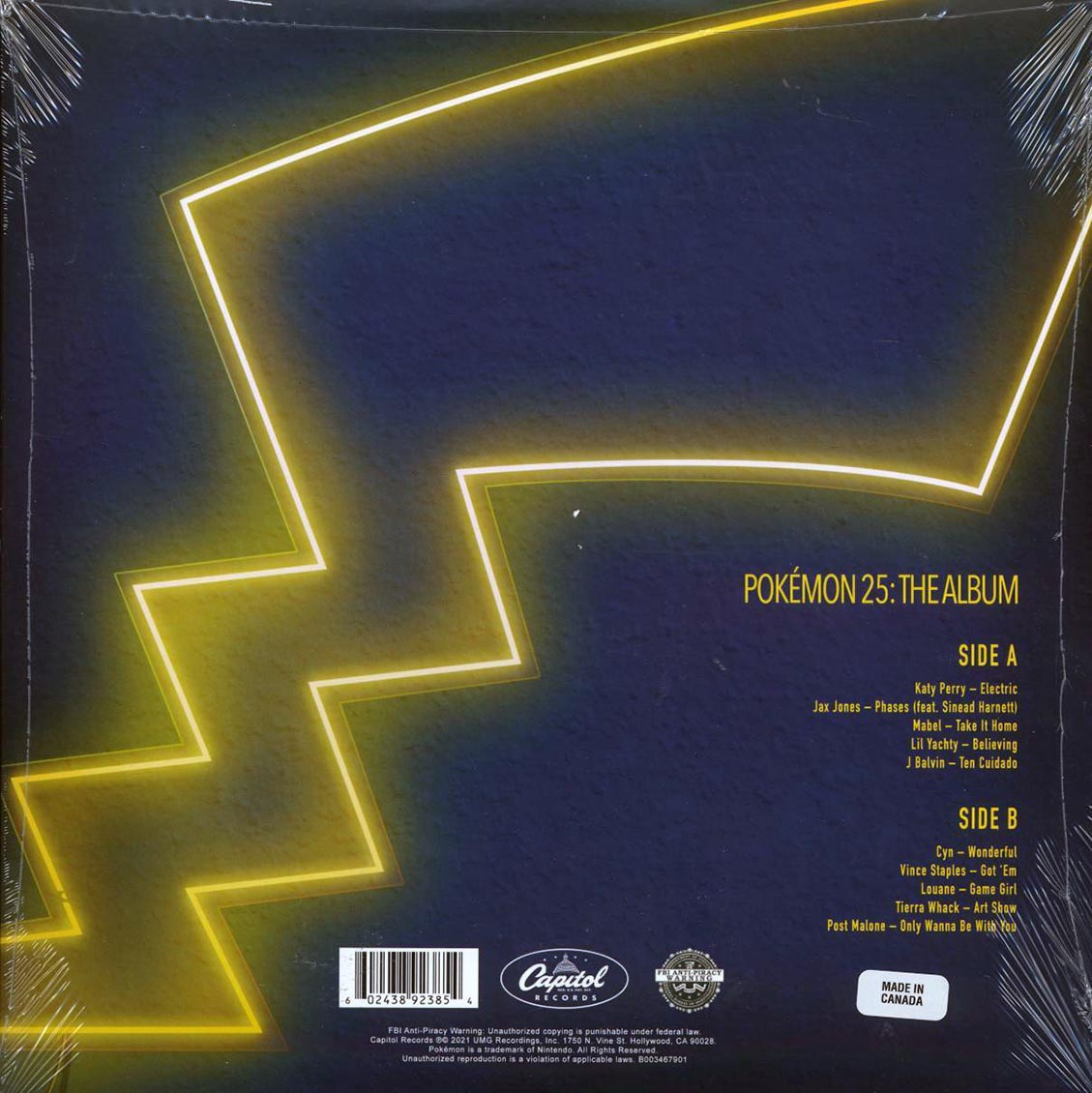Katy Perry, Post Malone, Mabel, J Balvin, Etc. - Pokeman 25: The Album (ltd. ed.) (red/white vinyl)
