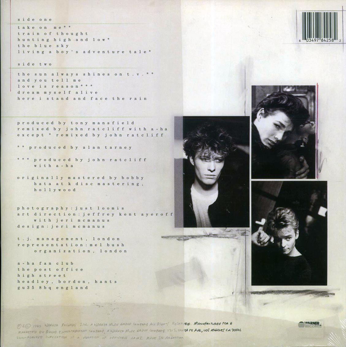 A-Ha - Hunting High And Low