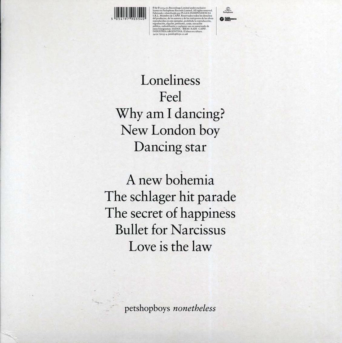 Pet Shop Boys - Nonetheless