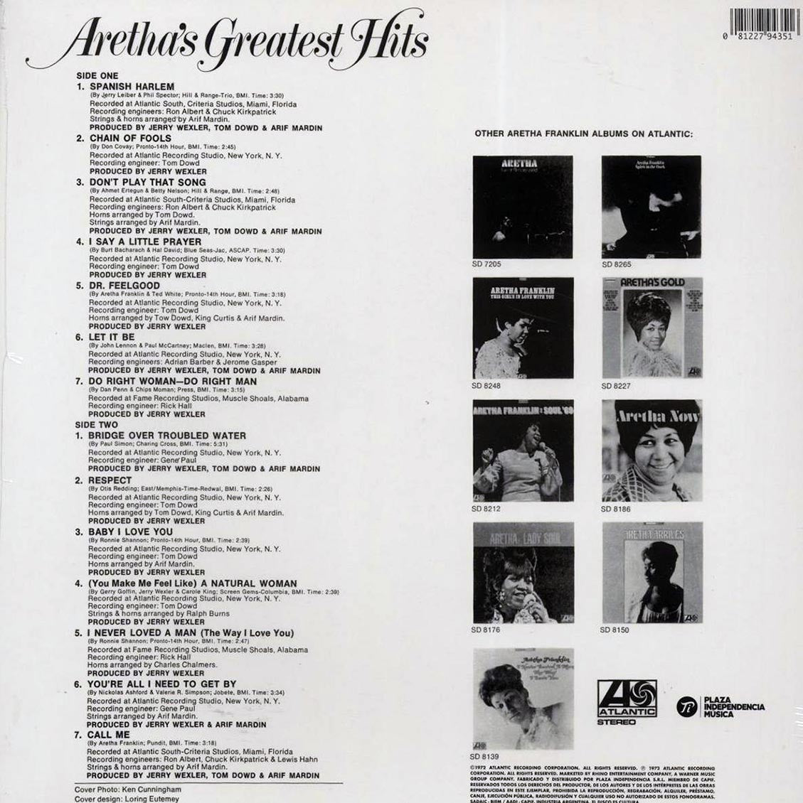 Aretha Franklin - Aretha's Greatest Hits