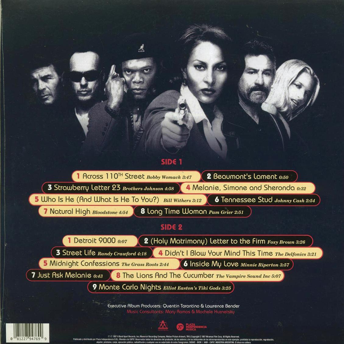 Johnny Cash, Foxy Brown, Bobby Womack, Bill Withers, The Delfonics, Etc. - Jackie Brown: Music From The Miramax Motion Picture