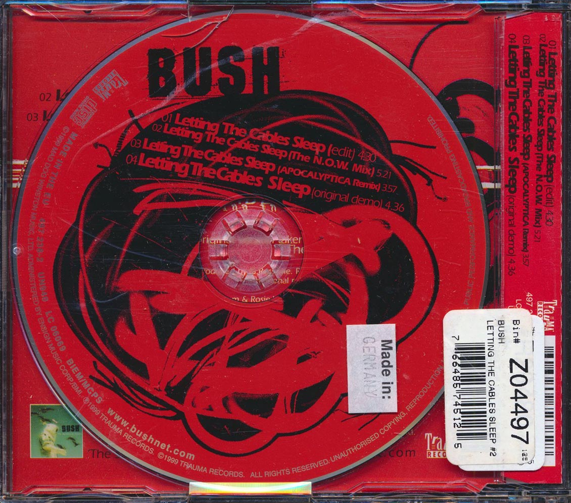 Bush - Letting The Cables Sleep