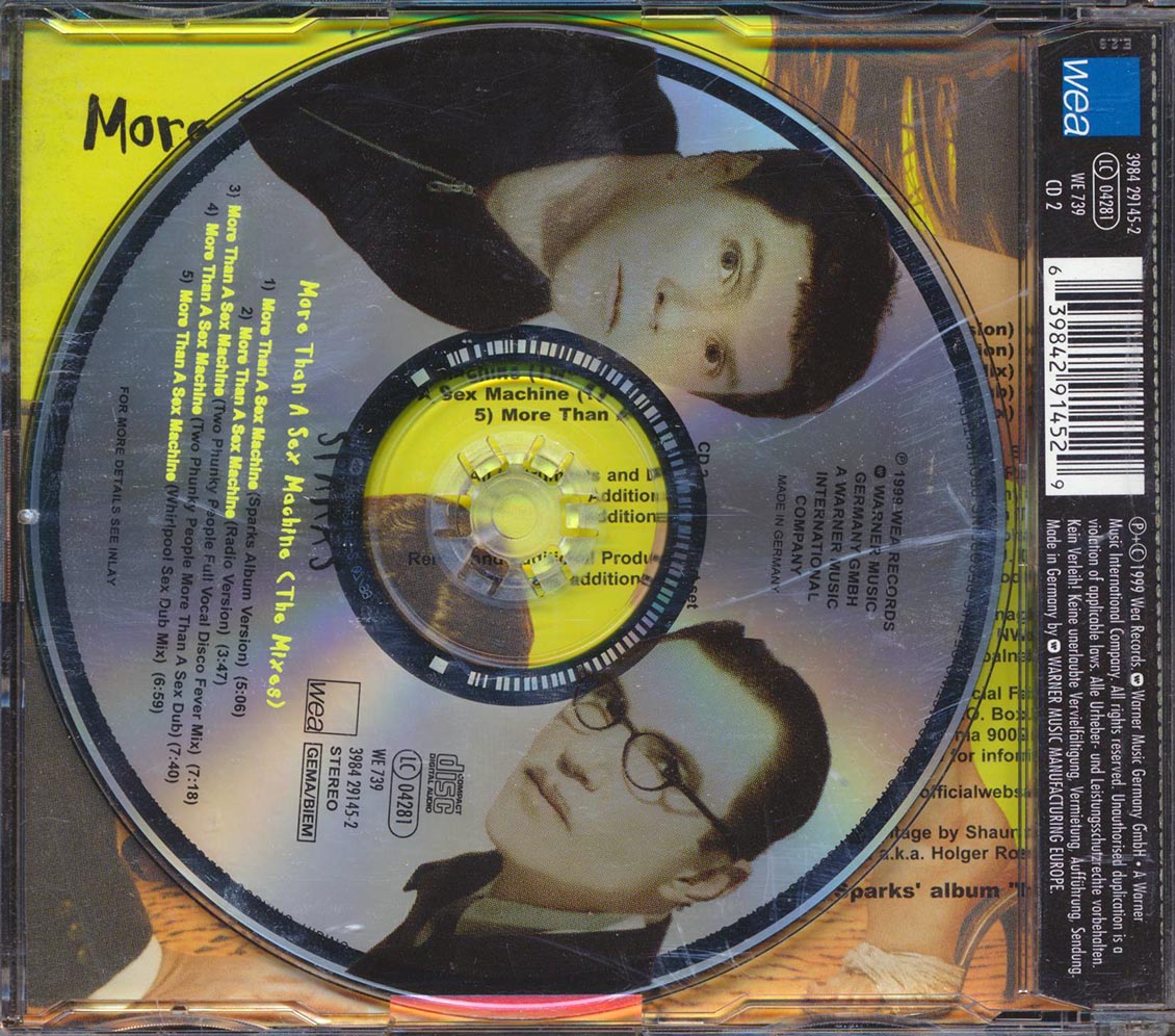 Sparks - More Than A Sex Machine: The Mixes