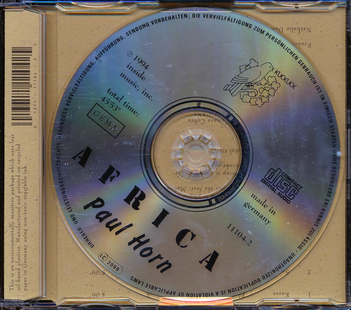 Paul Horn - Africa