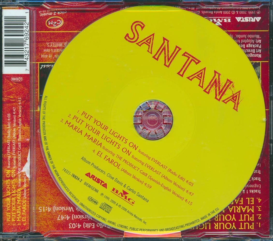 Santana, Everlast - Put Your Lights On