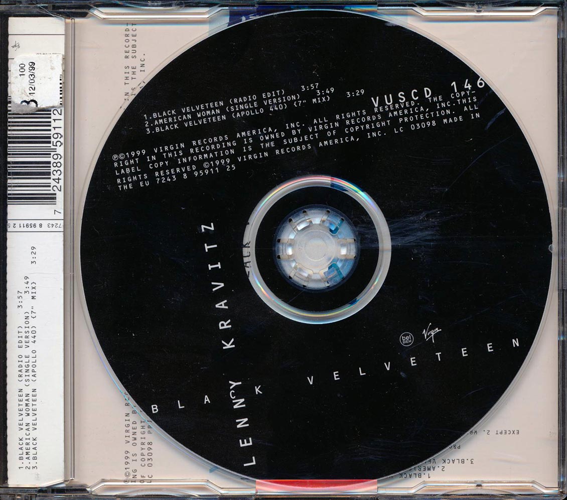 Lenny Kravitz - Black Velveteen