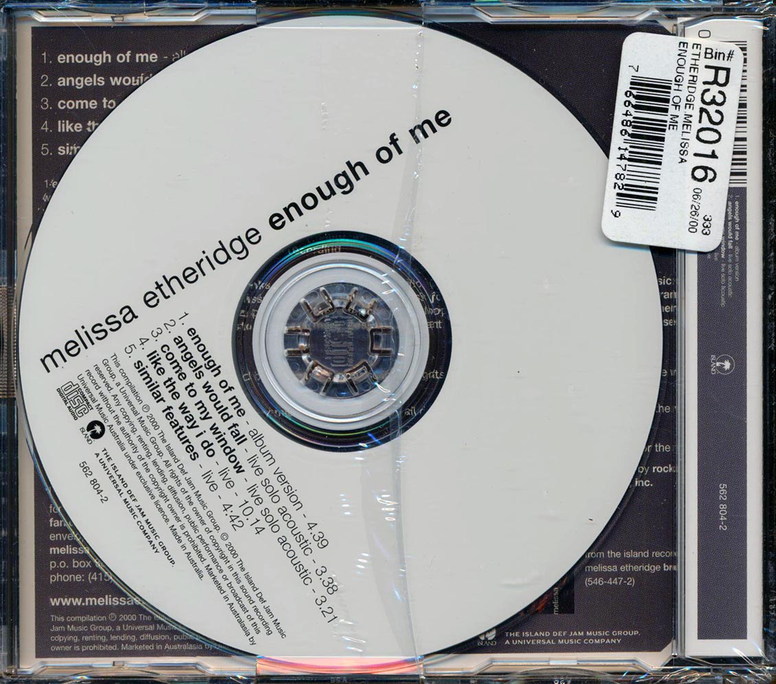 Melissa Etheridge - Enough Of Me