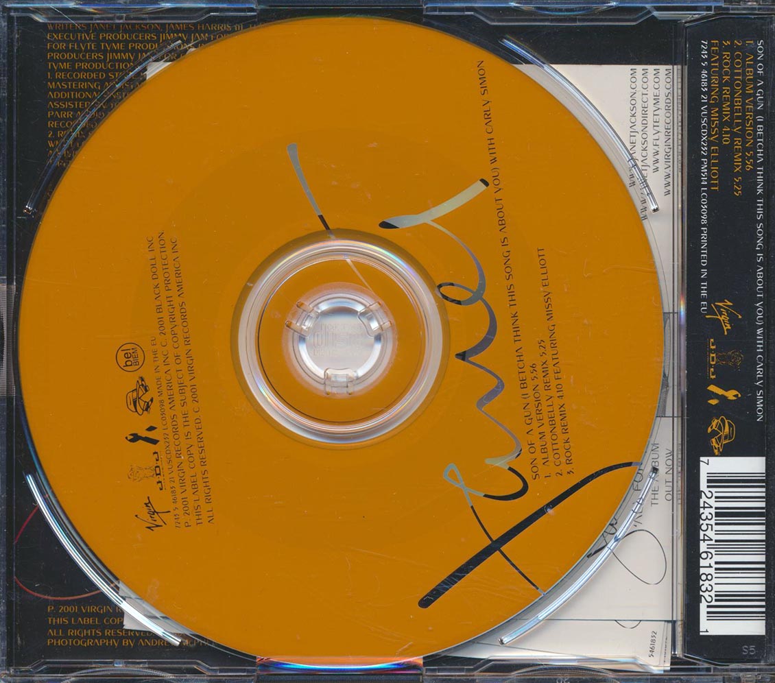 Janet Jackson, Carly Simon - Son Of A Gun (I Betcha Thnk This Song Is About You)