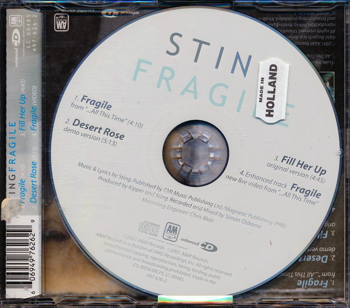 Sting - Fragile