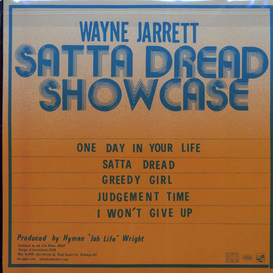 Wayne Jarrett - Satta Dread Showcase
