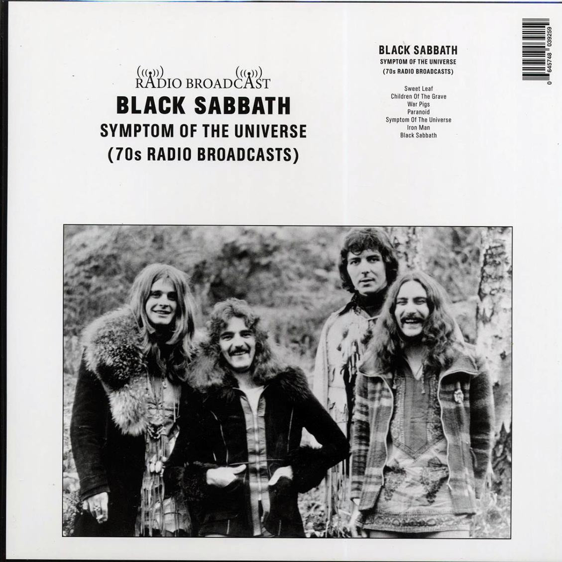 Black Sabbath - Symptom Of The Universe: 70s Radio Broadcasts