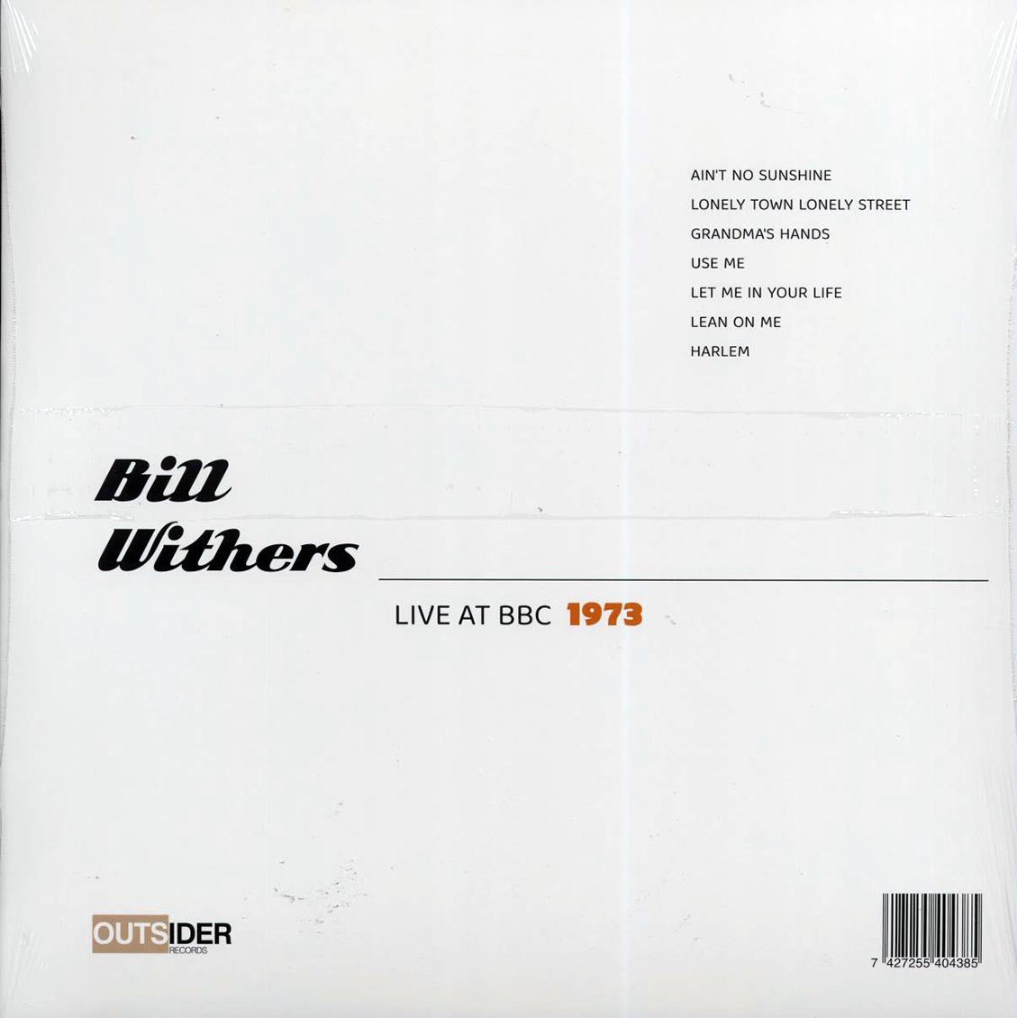 Bill Withers - Live At BBC 1973 (ltd. ed.) (clear vinyl)