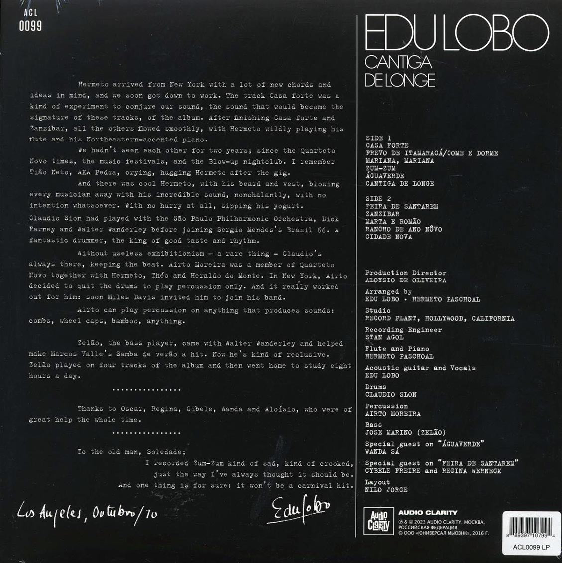 Edu Lobo - Cantiga De Longe
