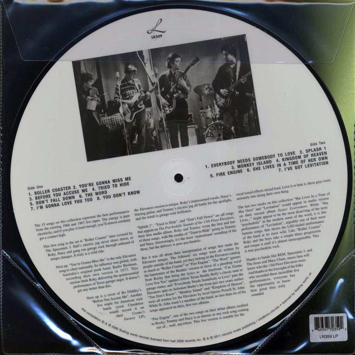 The 13th Floor Elevators - Rockius Of Levitatum: Live In Dallas, San Francisco & Houston (picture disc)