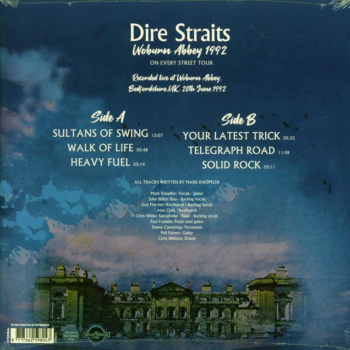 Dire Straits - Woburn Abbey 1992 (splatter vinyl)
