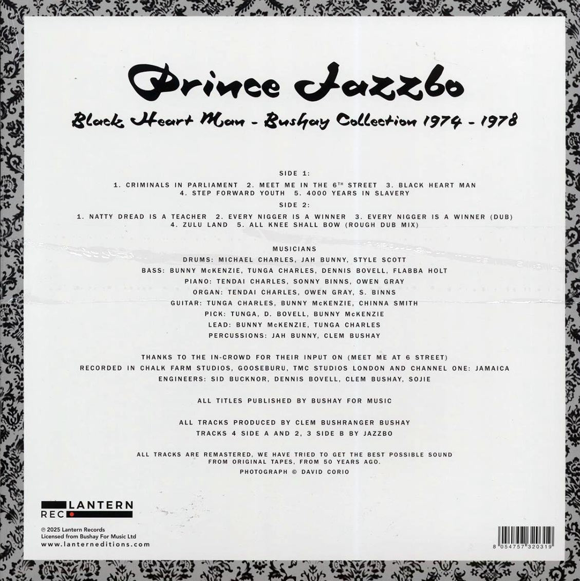 Prince Jazzbo - Black Heart Man: Bushat Collection 1974-1978