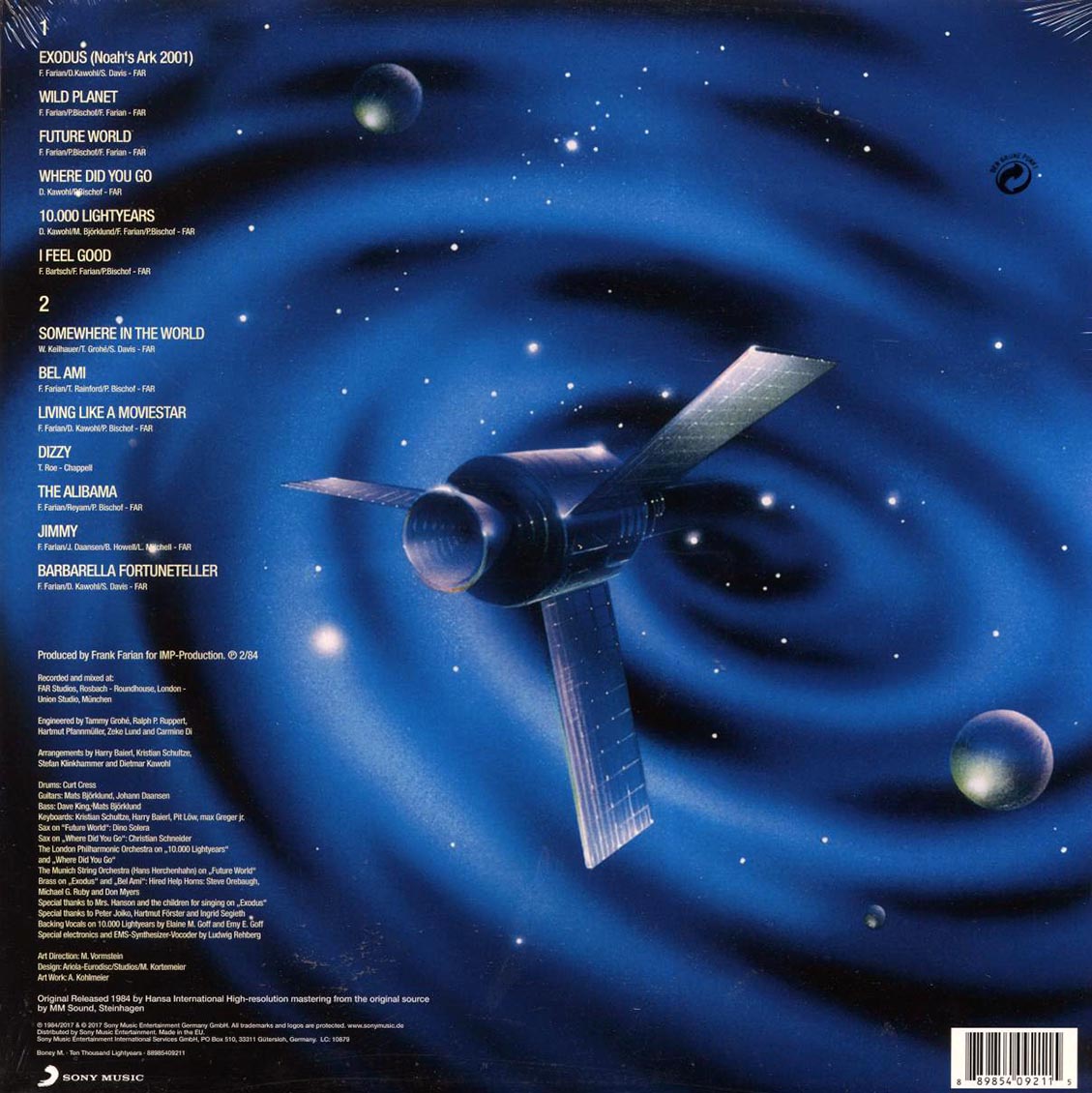 Boney M - Ten Thousand Lightyears (remastered)