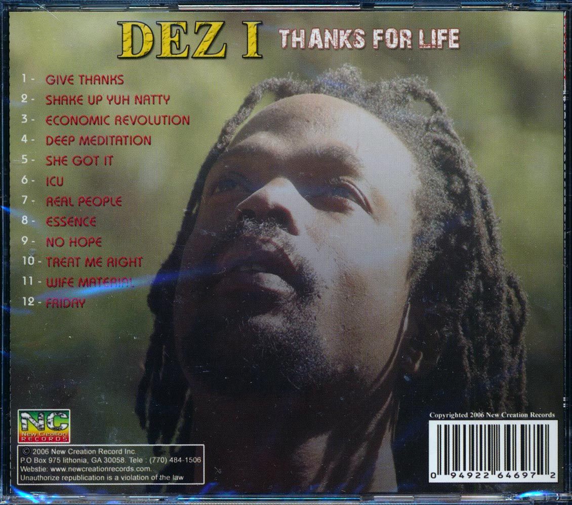 Dez I - Thanks For Life