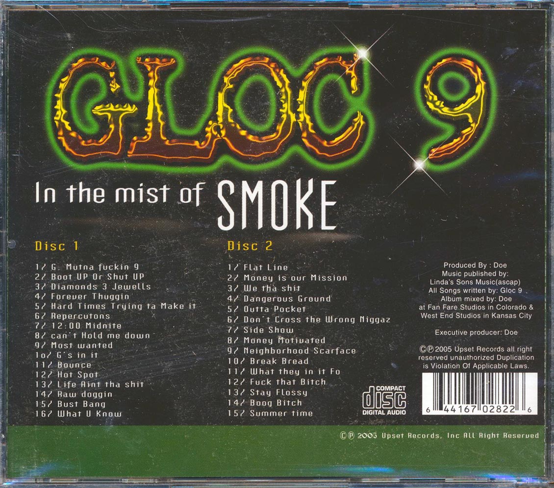 Gloc 9 - In The Mist Of Smoke (31 tracks) (2xCD)