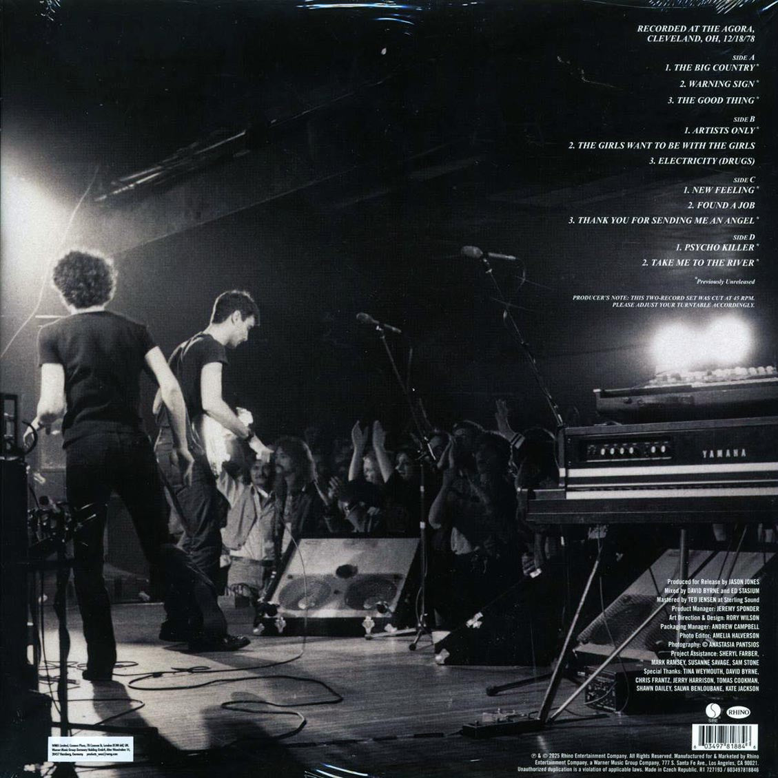Talking Heads - Live On Tour '78 (RSD 2025) (2xLP) (remastered)