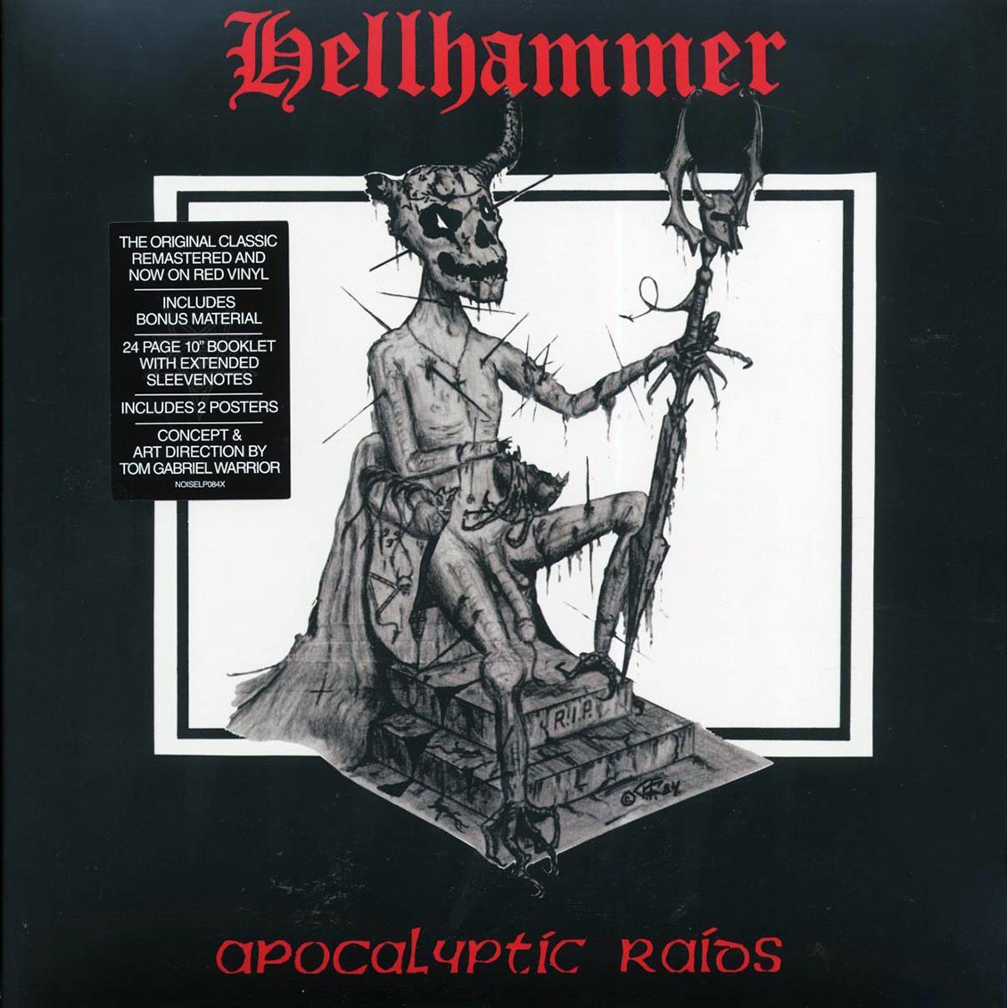 Hellhammer - Apocalyptic Raids (red vinyl) (remastered)