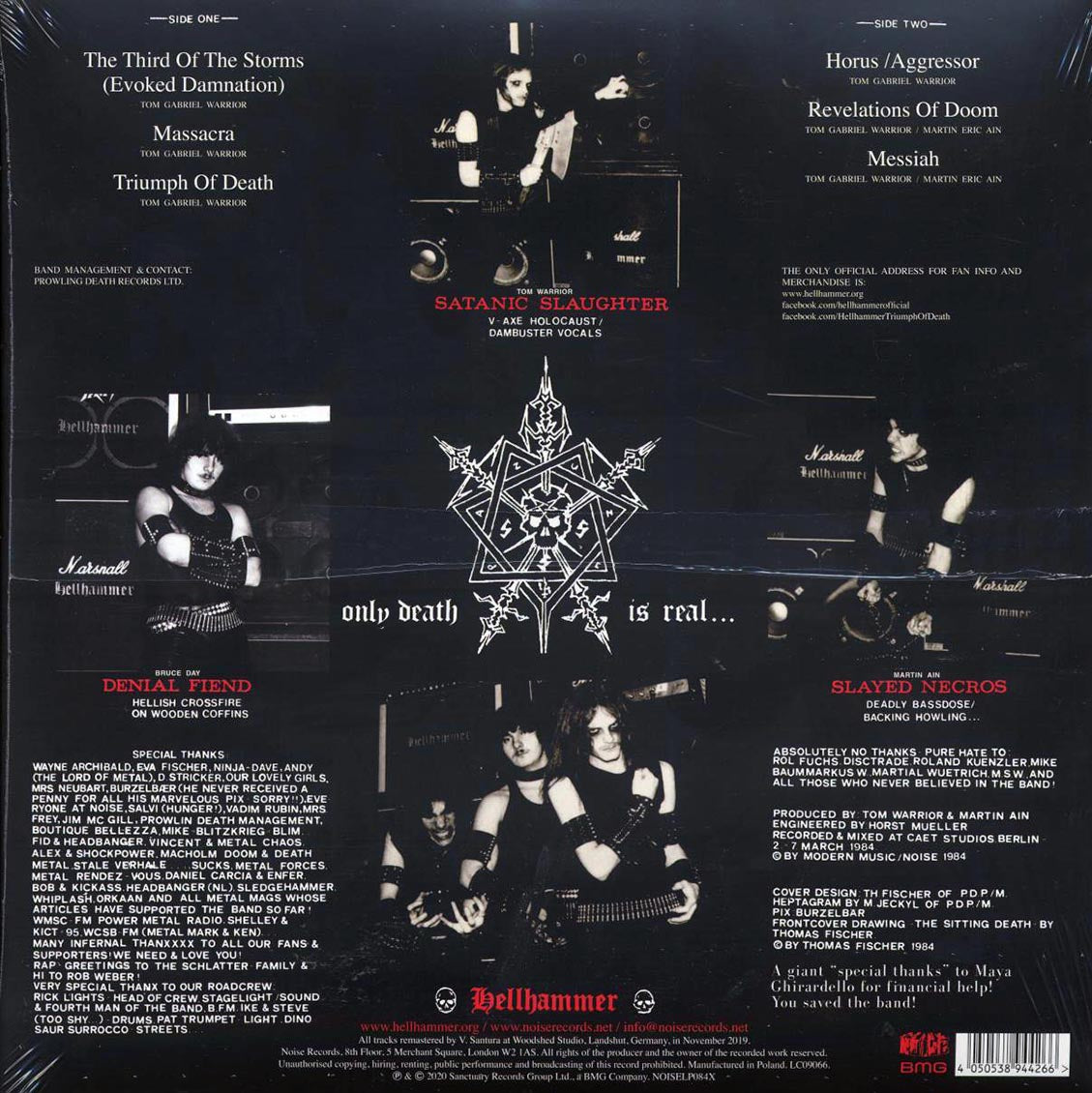 Hellhammer - Apocalyptic Raids (red vinyl) (remastered)