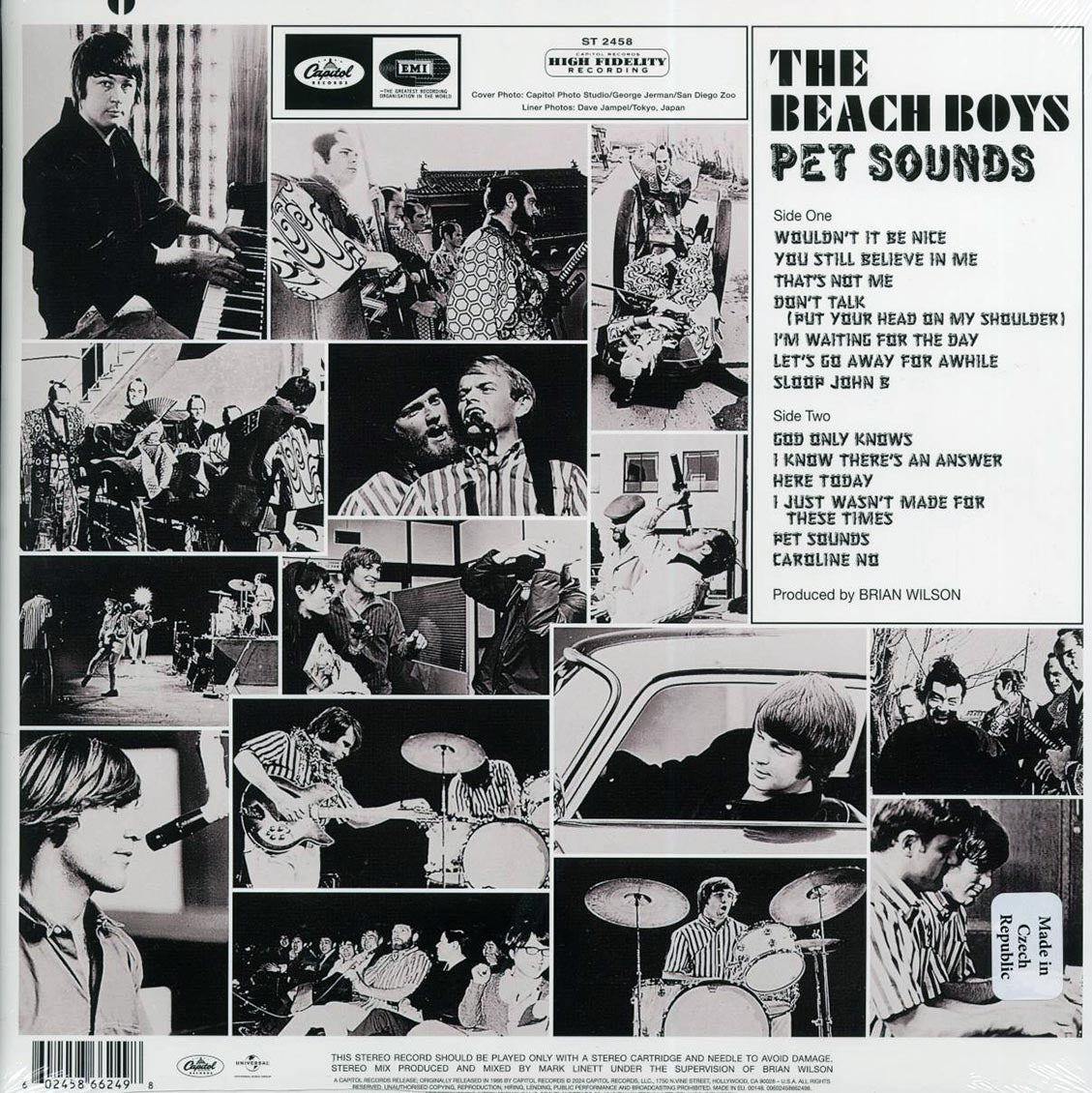 The Beach Boys - Pet Sounds (stereo) (RSD 2024) (clear vinyl) (remastered)