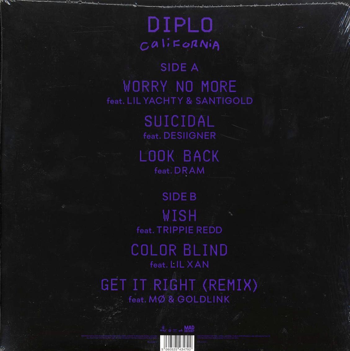 Diplo - California (purple vinyl) (incl. CD)