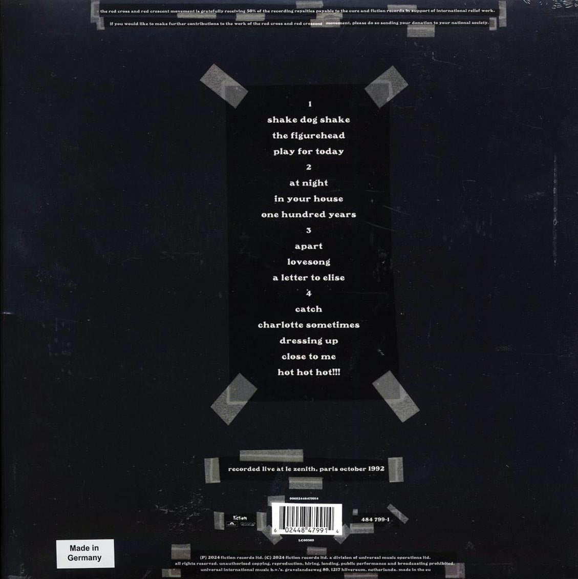 The Cure - Paris (30th Anniv. Ed.) (+2 bonus tracks) (2xLP) (180g) (remastered)