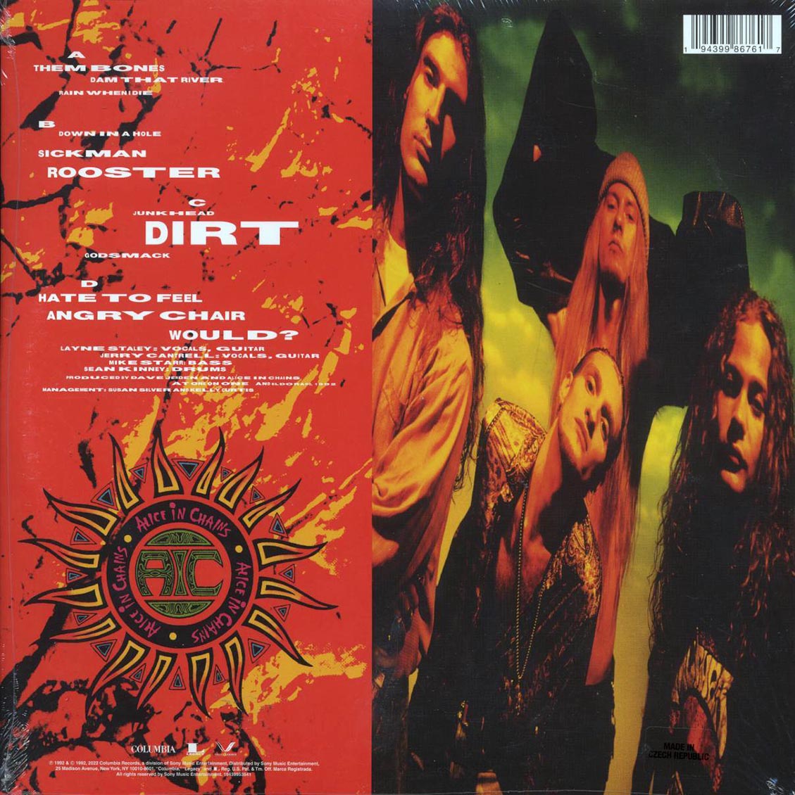 Alice In Chains - Dirt (2xLP) (red vinyl) (remastered)