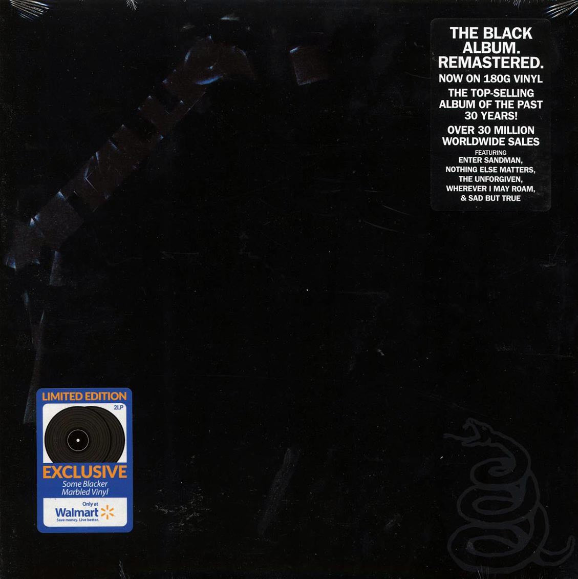 Metallica - Metallica (2xLP) (black marble) (remastered)