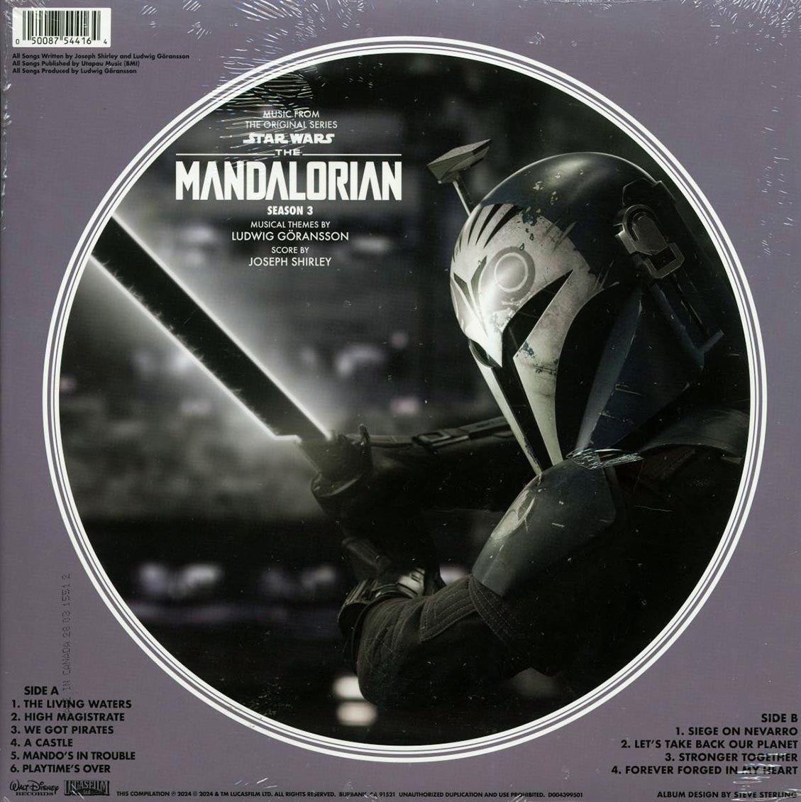 Joseph Shirley, Ludwig Goransson - Star Wars: The Mandalorian Season 3 (ltd. ed.) (picture disc)