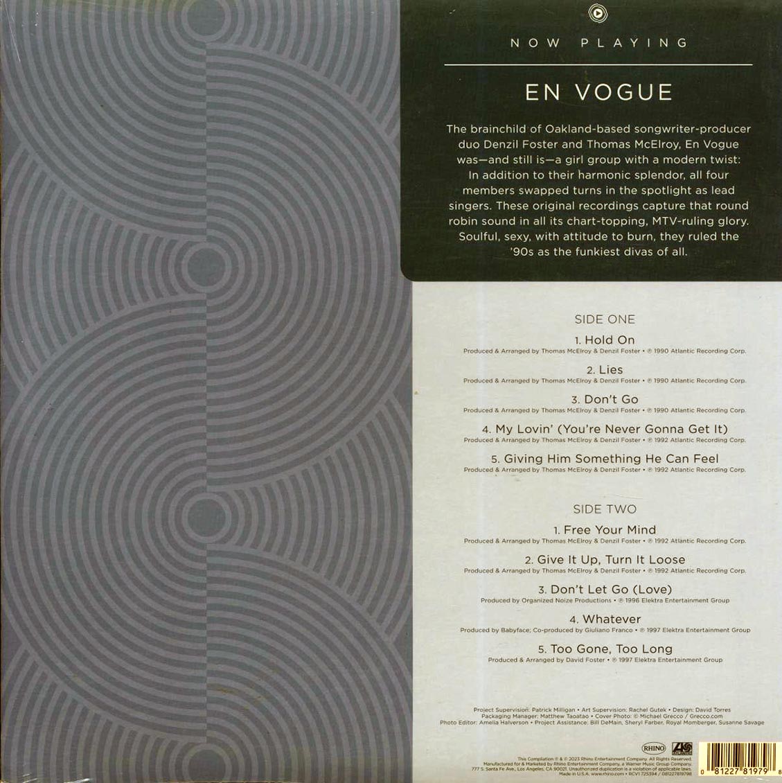 En Vogue - Now Playing (ltd. ed.) (blue vinyl)