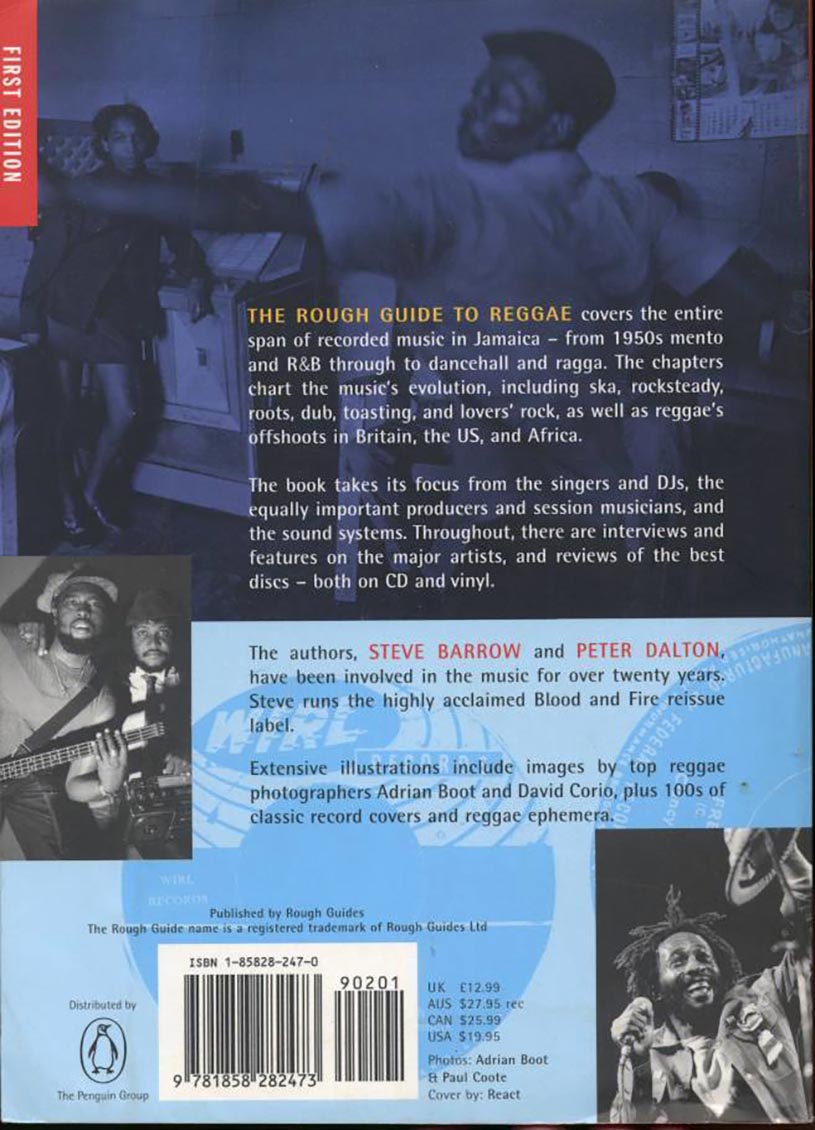 Book - Steve Barrow, Peter Dalton - Reggae: The Rough Guide, The Definitive Guide To Jamaican Music, From Ska Through Roots To Ragga