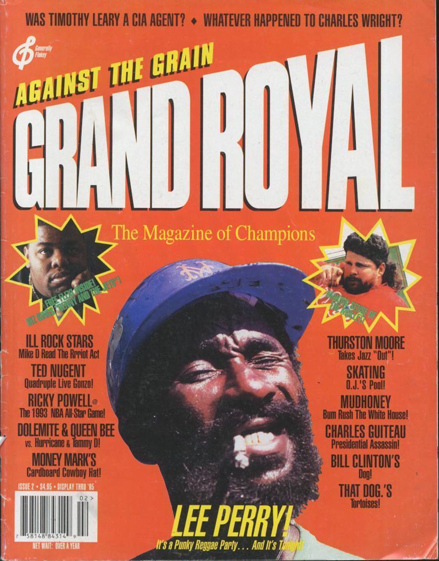 Book - Grand Royal Magazine (Beastie Boys) - Issue #2 (The Lee Perry "Wheaties Cover" Issue) (Includes Biz Markie "flexi-disc" Vinyl)