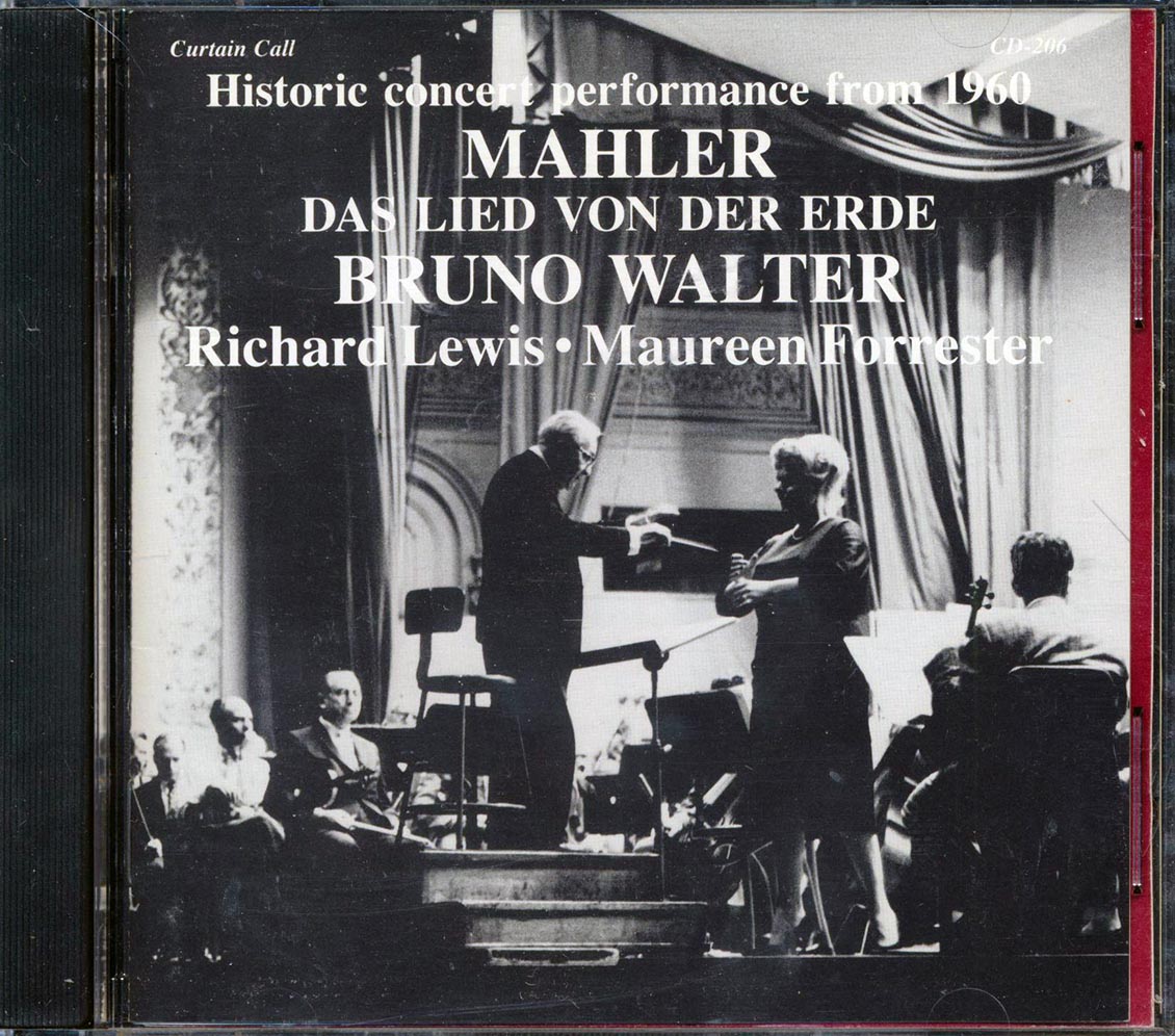 Mahler, Bruno Walter, Richard Lewis, Maureen Forrester - Das Lied Von Der Erde (Japan)